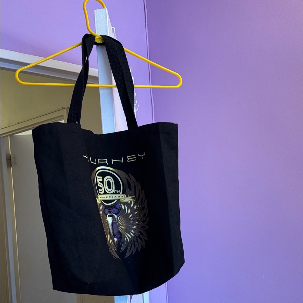 Journey Black Tote Bag